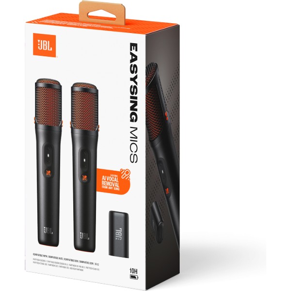 Фото - Мікрофон вокальний бездротовий JBL EasySing Mics (JBLEASYSINGMICS)